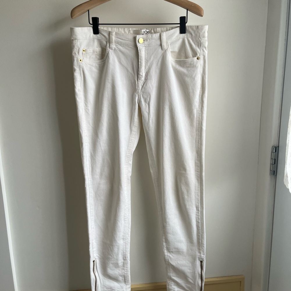 Joe Fresh Corduroy Zipper Ankle Skinny Jeans